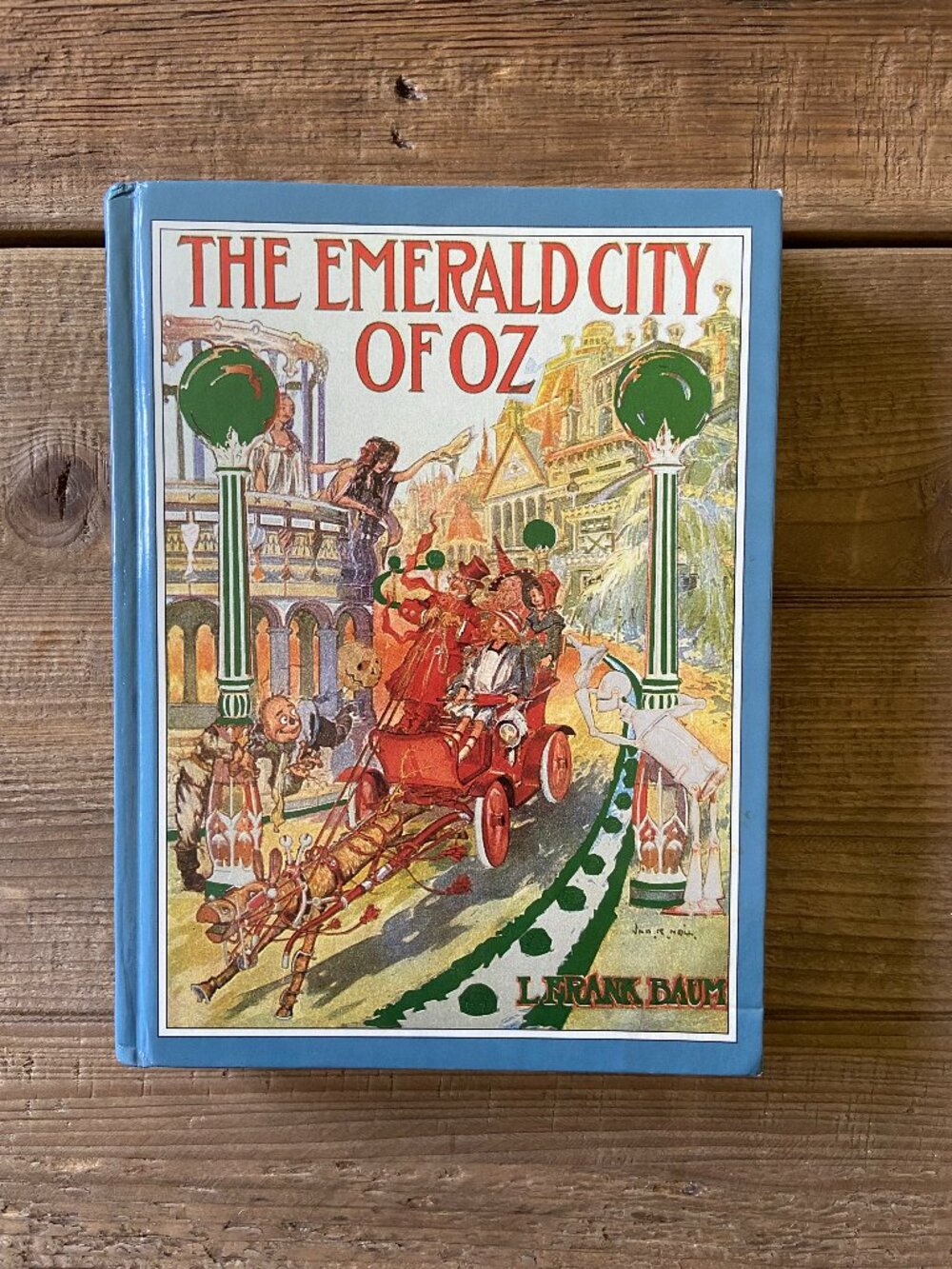 L Frank Baum hardcover book, The Emerald City of Oz hardcover